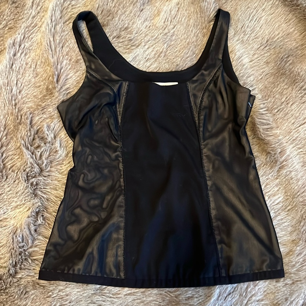 Bcbg mesh fitted top